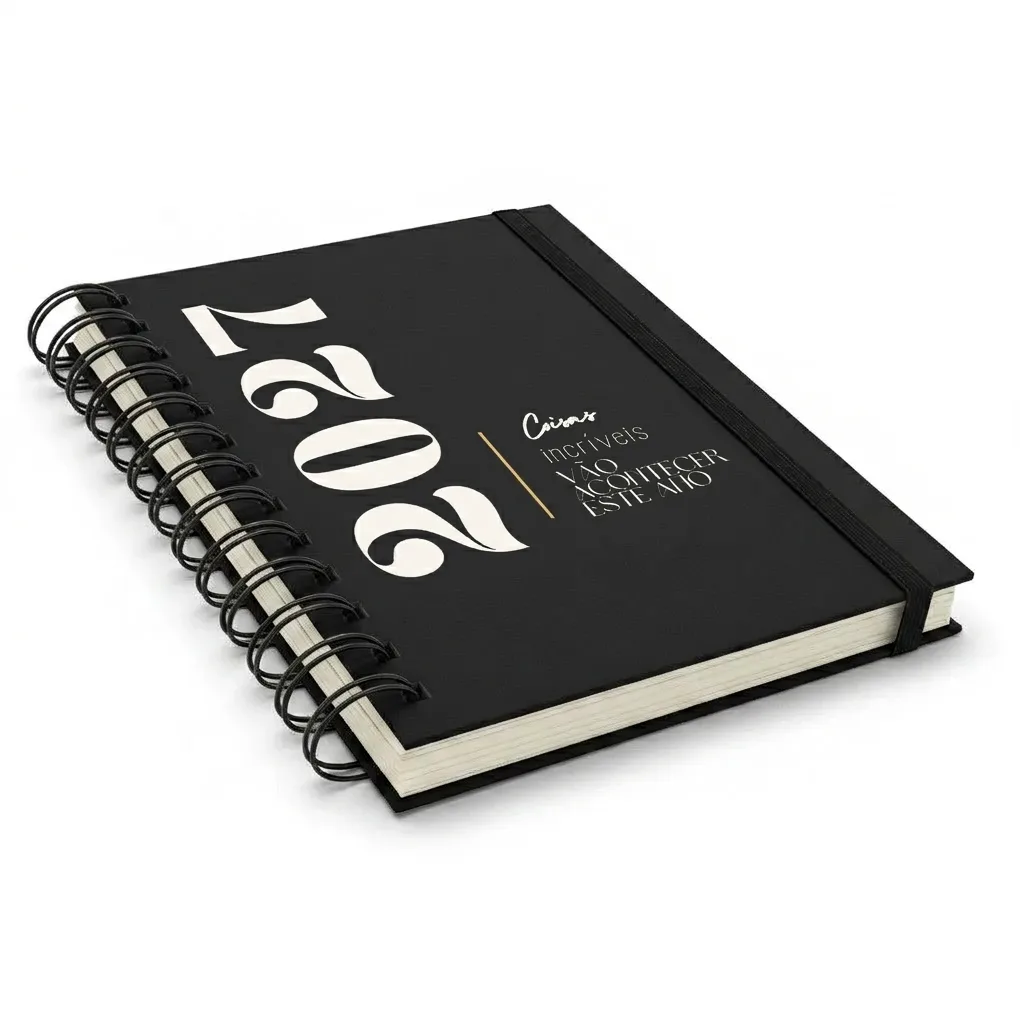 Agenda 2027 Coisas Incríveis – Preto, capa