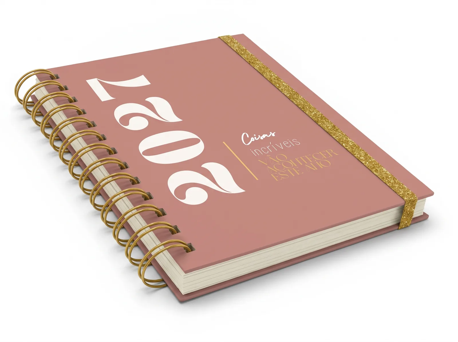 Agenda 2027 Coisas Incríveis – Rosa, capa