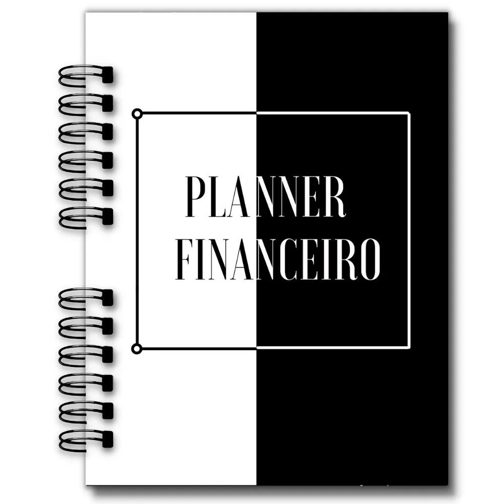 Planner Financeiro Masculino, capa