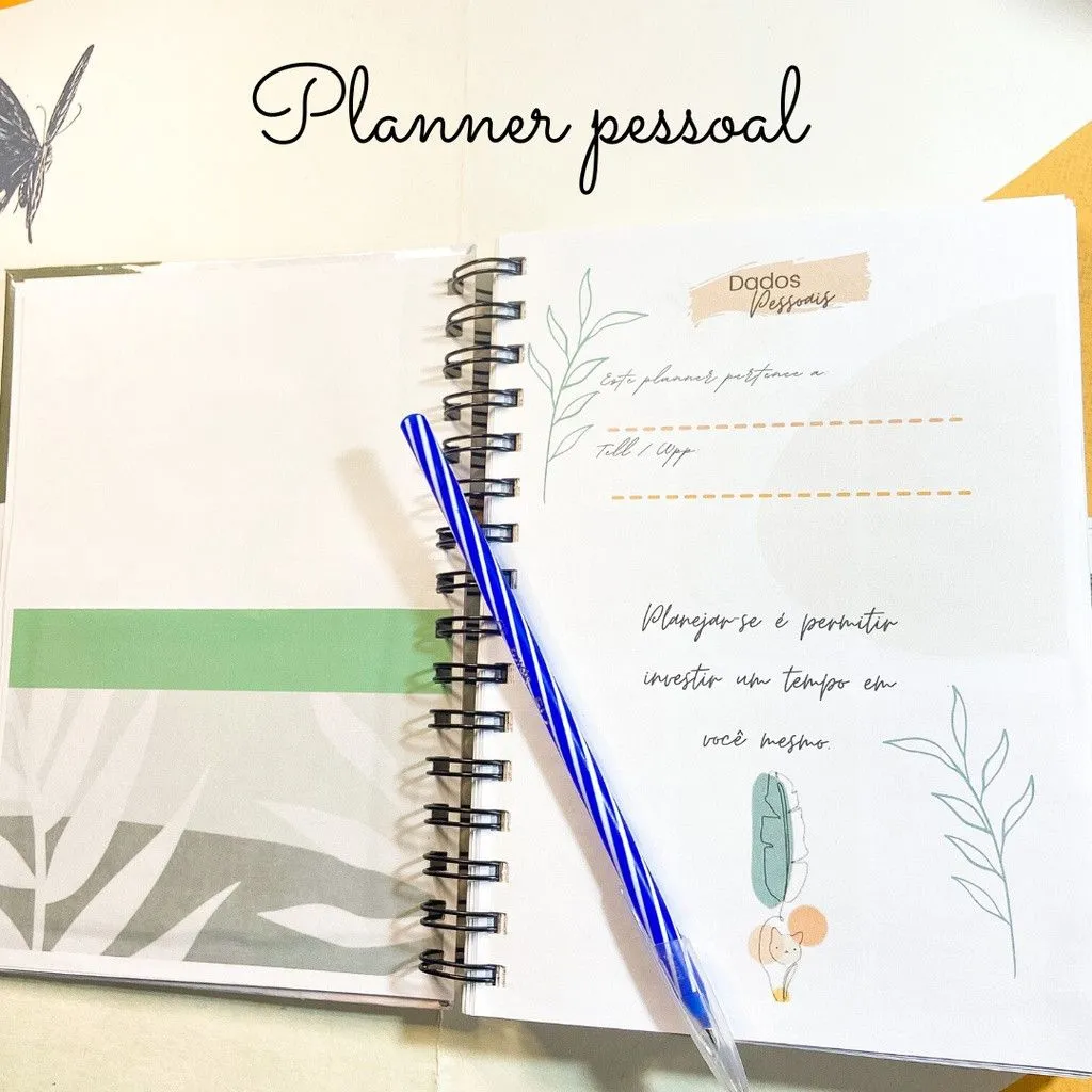Planner Pessoal, páginas internas