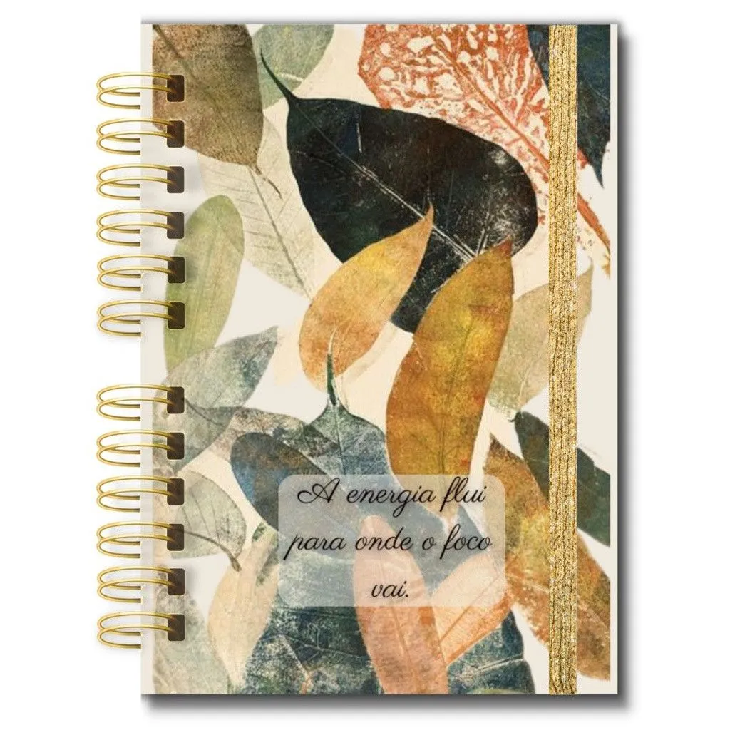 Planner Pessoal · Folhas, capa